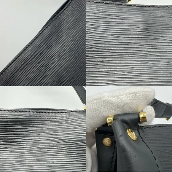 ❌SOLD❌Authentic Louis Vuitton Black Epi Mandara PM shoulder bag - Picture 11 of 16